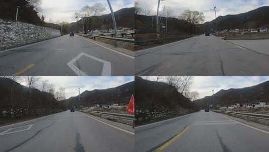 公路 车辆 行驶 移动 道路 自然风景高清在线视频素材下载