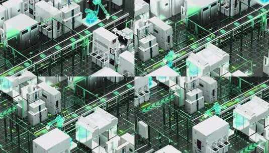 科技感工业生产场景视频素材高清在线视频素材下载