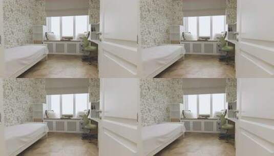 现代简约卧室室内场景高清在线视频素材下载