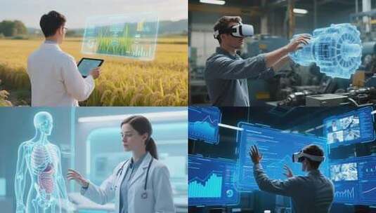 虚拟现实 虚拟眼镜 VR眼镜 元宇宙大合集高清在线视频素材下载