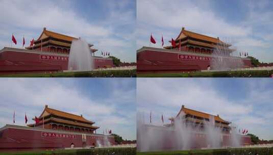 天安门建筑全景素材高清在线视频素材下载