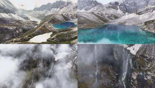 川西稻城亚丁景区高清在线视频素材下载