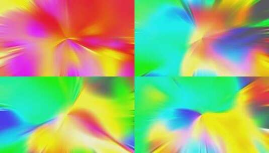 彩色马赛克线条圆形规则图案黑洞立方体漩涡高清在线视频素材下载