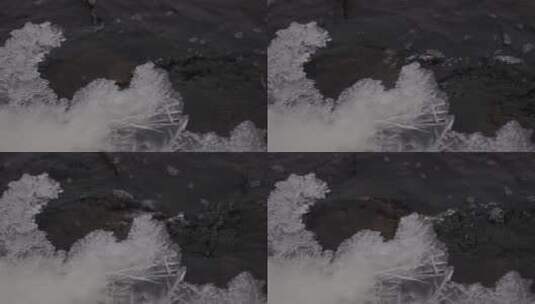 根河湿地冰雪融化高清在线视频素材下载