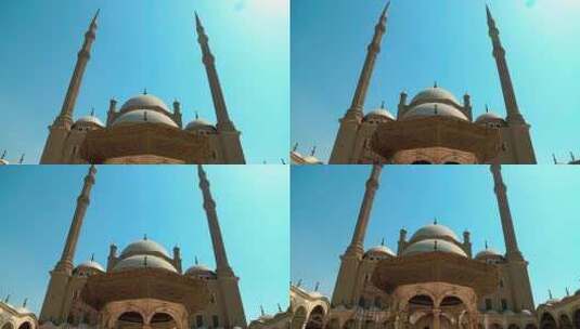 开罗的萨拉丁城堡高清在线视频素材下载