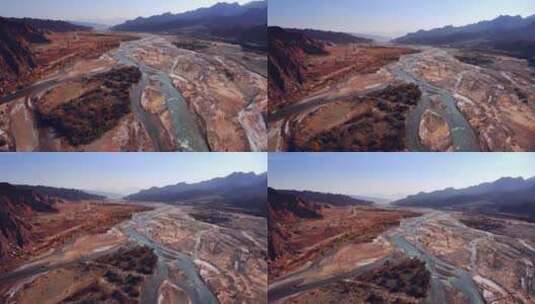最美新疆风景风光航拍高清在线视频素材下载
