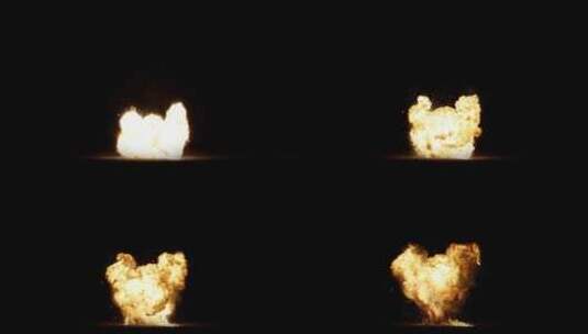 4k爆炸生成的多种火焰效果背景视频素材50高清在线视频素材下载