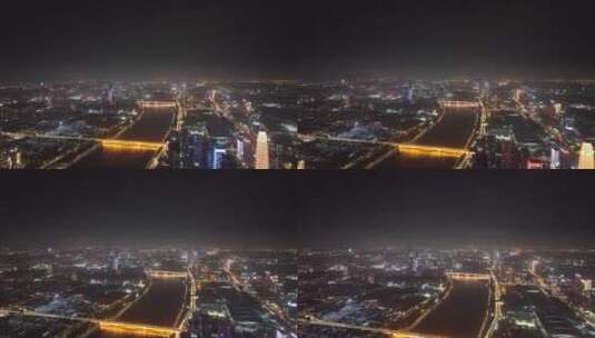 广州珠江夜景高清在线视频素材下载