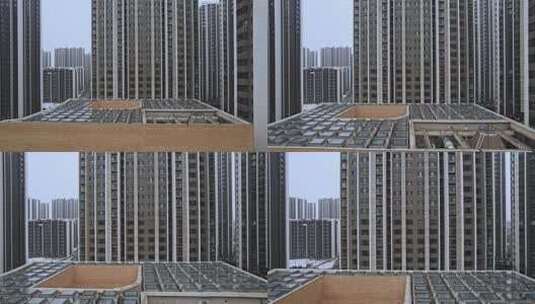 山西太原市千渡长江美术馆建筑特写高清在线视频素材下载