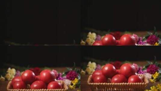 番茄西红柿蔬菜美食 (9)高清在线视频素材下载