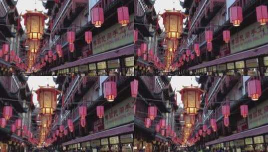 上海豫园城隍庙夜市实拍高清在线视频素材下载