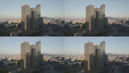 广州天河城市建筑保利中汇广场阳光高清在线视频素材下载
