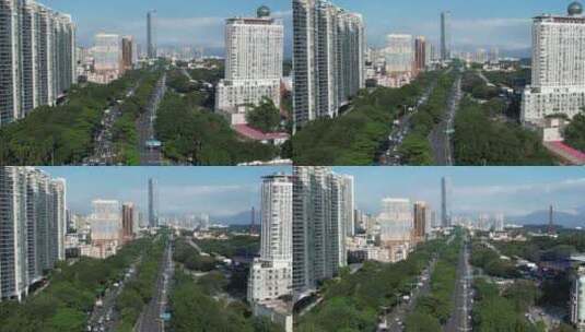 深圳深南大道南山段-城市交通高清在线视频素材下载