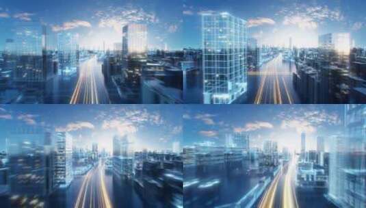 房地产建筑城市生长动画高清在线视频素材下载