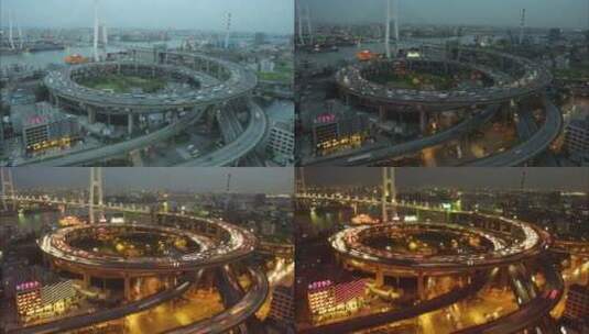 上海立交桥高清在线视频素材下载