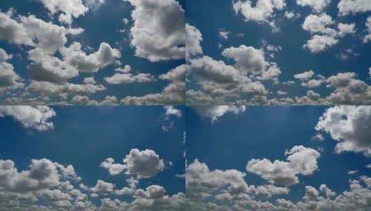 8k天空云的快速移动和时间的流逝高清在线视频素材下载