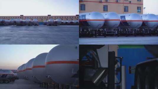 货物储罐 圆柱体 危险 能源 易燃的燃料高清在线视频素材下载