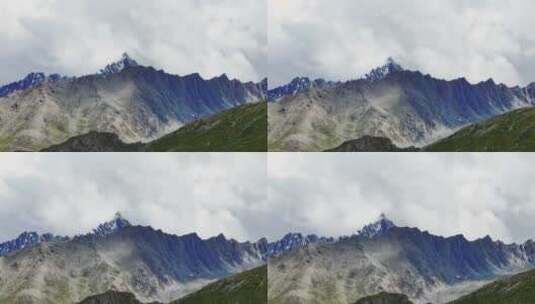 西藏雪山4k航拍高清在线视频素材下载