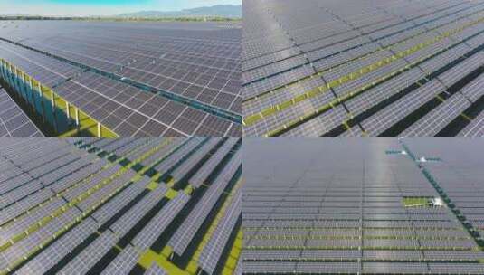 太阳能发电站新能源光伏高清在线视频素材下载