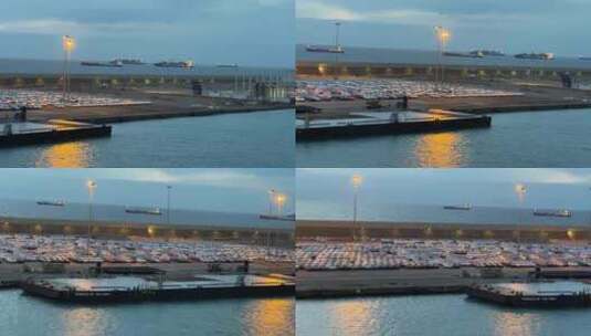 西班牙巴塞罗那港高清在线视频素材下载