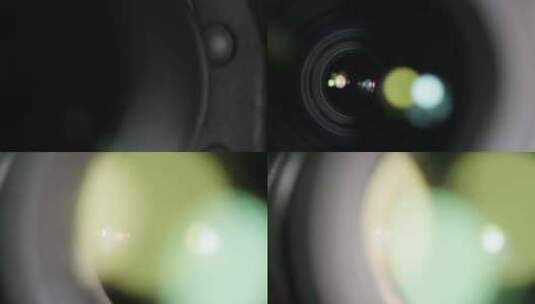 摄像机数码单反微单镜头光圈镀膜高清在线视频素材下载