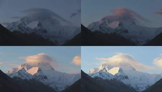 珠穆朗玛峰日出高清在线视频素材下载