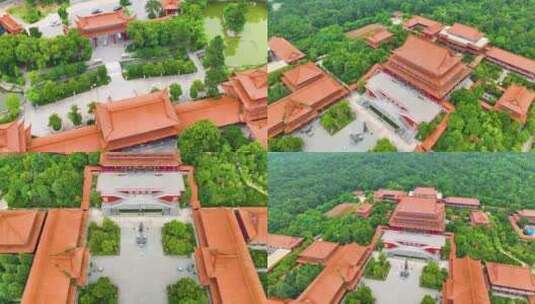 安徽省合肥市蜀山区合肥开福禅寺风景景区寺高清在线视频素材下载