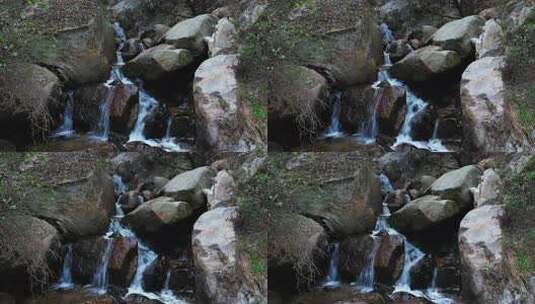 航拍秦岭秋天景色 秦岭 秋季高清在线视频素材下载