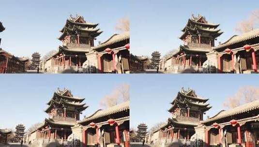 古建筑 空境 文化底蕴 历史 中国古建筑高清在线视频素材下载