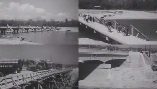 简易桥梁高清在线视频素材下载