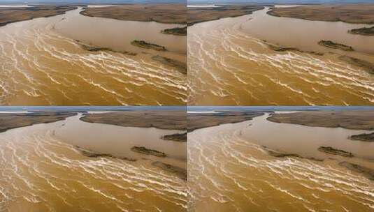 河流俯瞰全景高清在线视频素材下载