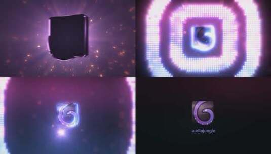 动感明亮整洁舞蹈灯光logo演绎AE模板高清AE视频素材下载