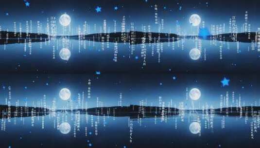 中国风古诗词朗诵背景视频高清AE视频素材下载