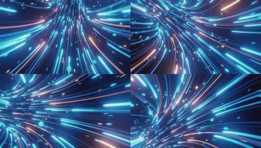 光纤网速隧道背景高清在线视频素材下载