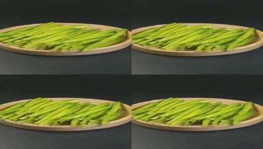 新鲜黄花菜高清在线视频素材下载