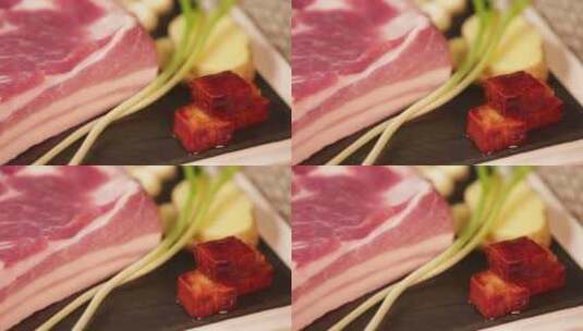 五花肉猪肉高清在线视频素材下载