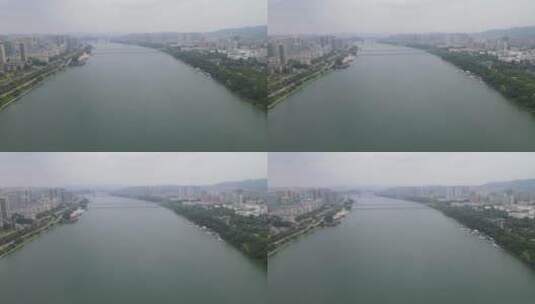 柳州柳江风光航拍高清在线视频素材下载
