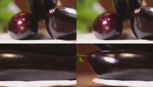 【镜头合集】长茄子紫茄子高清在线视频素材下载