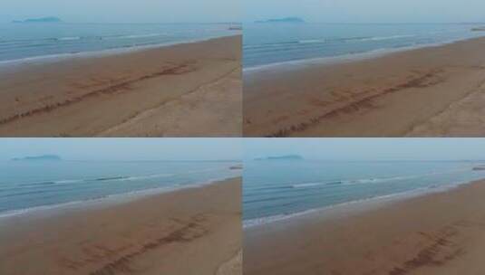 航拍 海滨沙滩岛屿推进 2高清在线视频素材下载