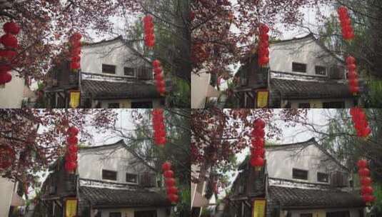 杭州小河直街历史文化街区古建筑高清在线视频素材下载