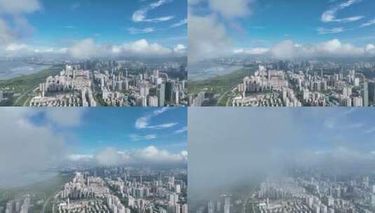 深圳 深圳城市 城市建筑群 高楼大厦高清在线视频素材下载