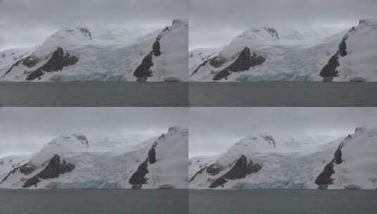 南极洲冰川景观高清在线视频素材下载