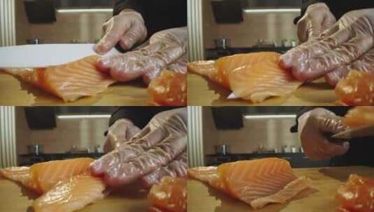 制作寿司全流程高清在线视频素材下载