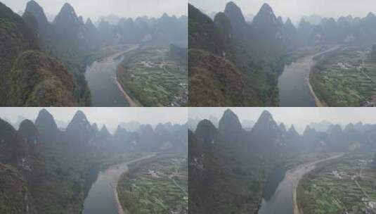 桂林山水风光高清在线视频素材下载