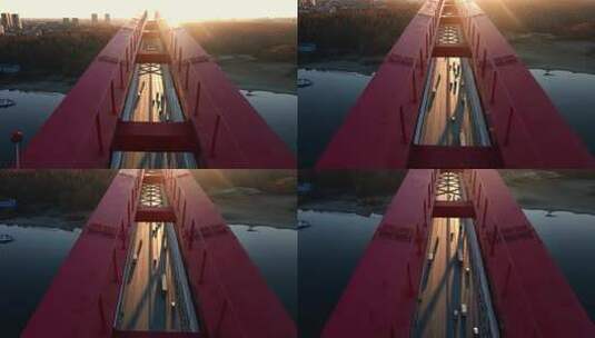公路桥梁航拍高清在线视频素材下载
