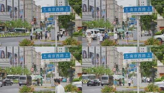 上海南京西路高清在线视频素材下载