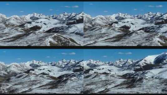 高原雪景高清在线视频素材下载