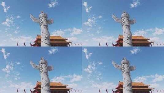 北京地标 故宫  天安门高清在线视频素材下载