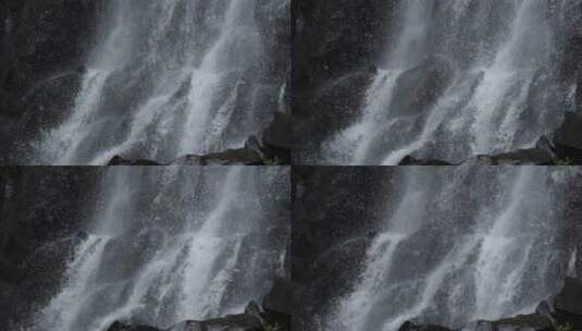 Besse，Vucoux瀑布，Puy de Dome，Auvergne，法国。高清在线视频素材下载