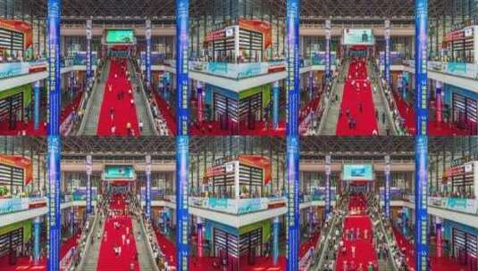 第二十届中国东盟博览会高清延时视频素材高清在线视频素材下载